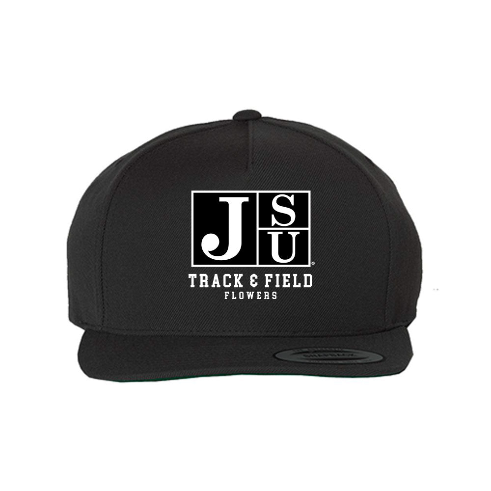 Jackson State - NCAA Men's Track & Field : Solomon Flowers - Snapback Hat-0