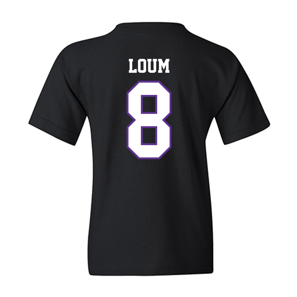 Northwestern State - NCAA Men's Basketball : Moustapha Loum - Youth T-Shirt-1