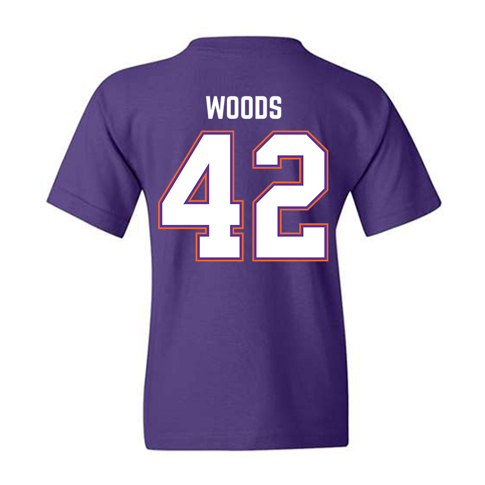 Northwestern State - NCAA Football : Braden Woods - Youth T-Shirt-1