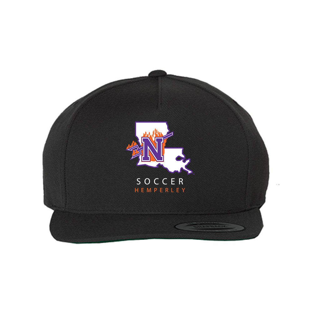 Northwestern State - NCAA Women's Soccer : Kendall Hemperley - Snapback Hat-0