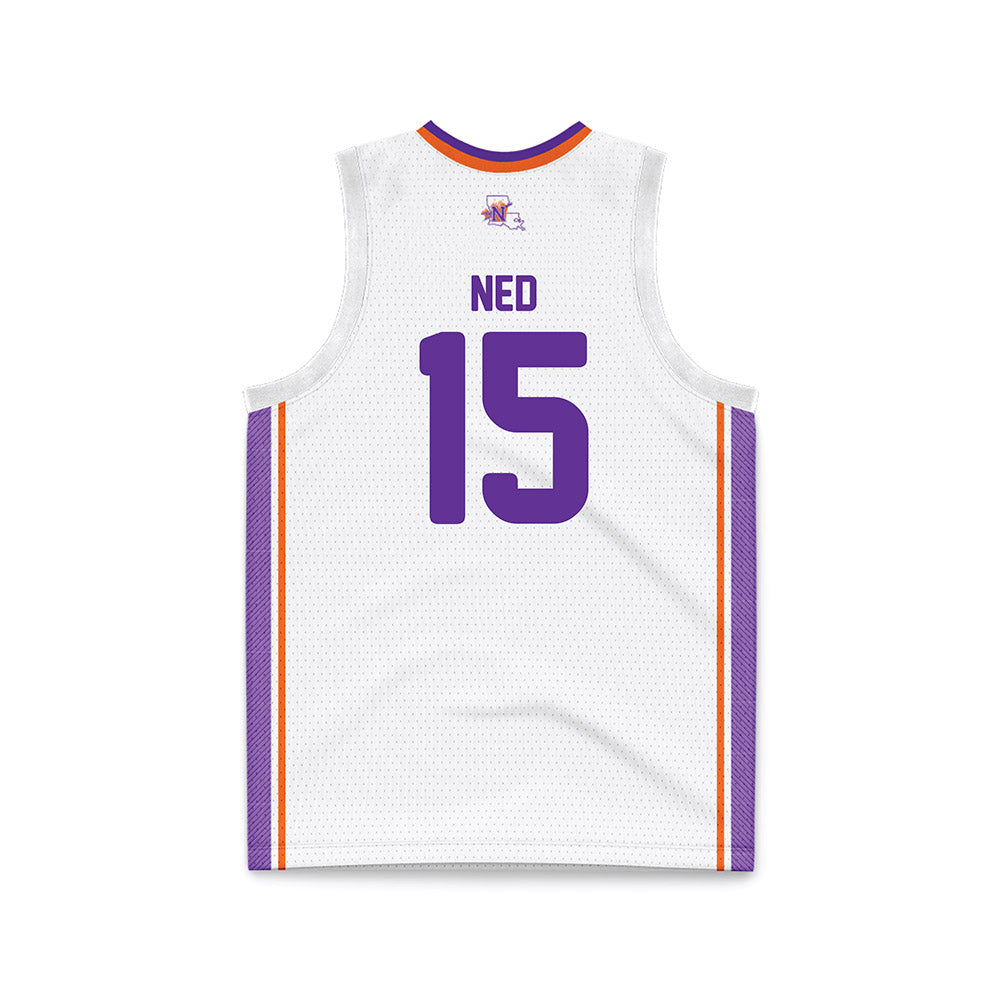 Northwestern State - NCAA Men's Basketball : Seth Ned - Basketball Jersey-1