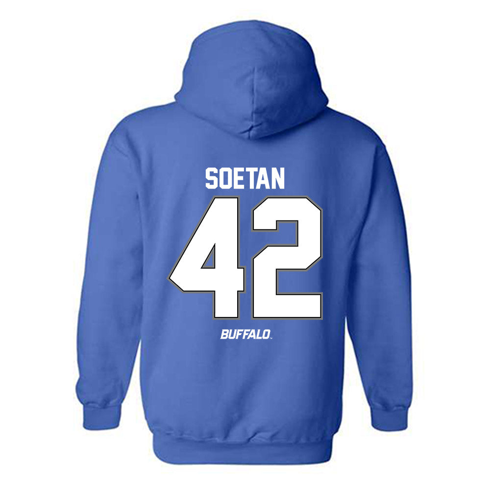 Buffalo - NCAA Women's Basketball : Oyinkansola Soetan - Classic Shersey Hooded Sweatshirt-1