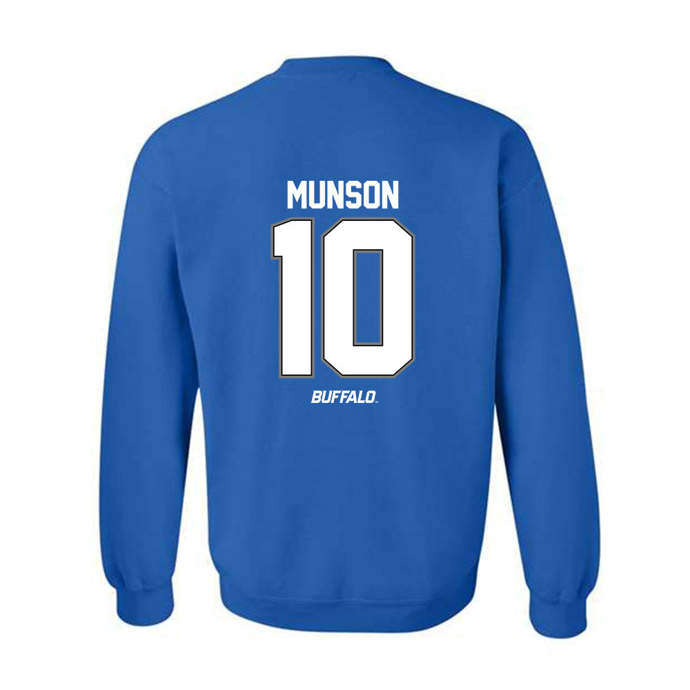 Buffalo - NCAA Football : Jamiere Munson - Classic Shersey Crewneck Sweatshirt-1