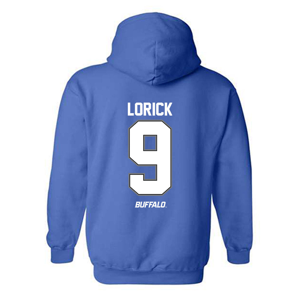 Buffalo - NCAA Men's Basketball : Antoine Lorick - Classic Shersey Hooded Sweatshirt-1