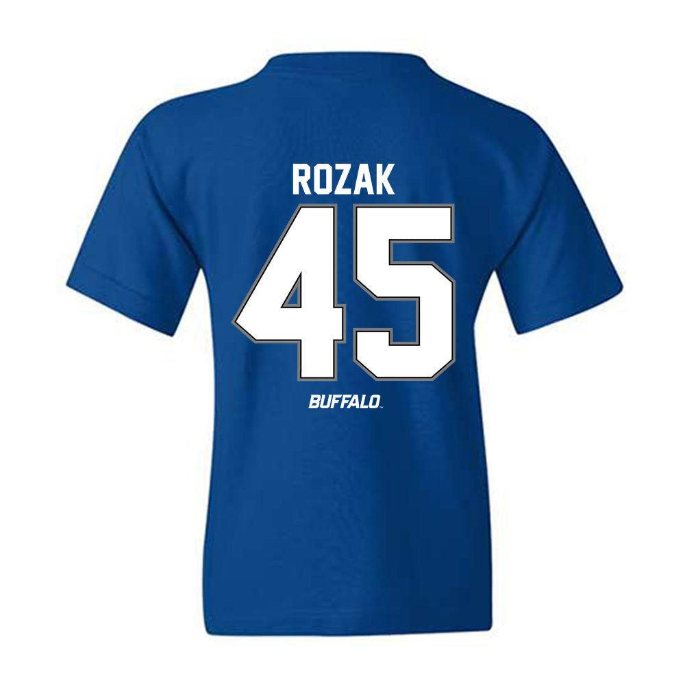 Buffalo - NCAA Football : Stone Rozak - Classic Shersey Youth T-Shirt-1