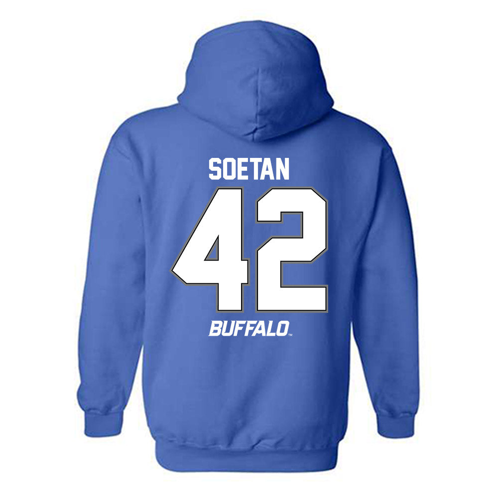 Buffalo - NCAA Women's Basketball : Oyinkansola Soetan - Classic Shersey Hooded Sweatshirt-1