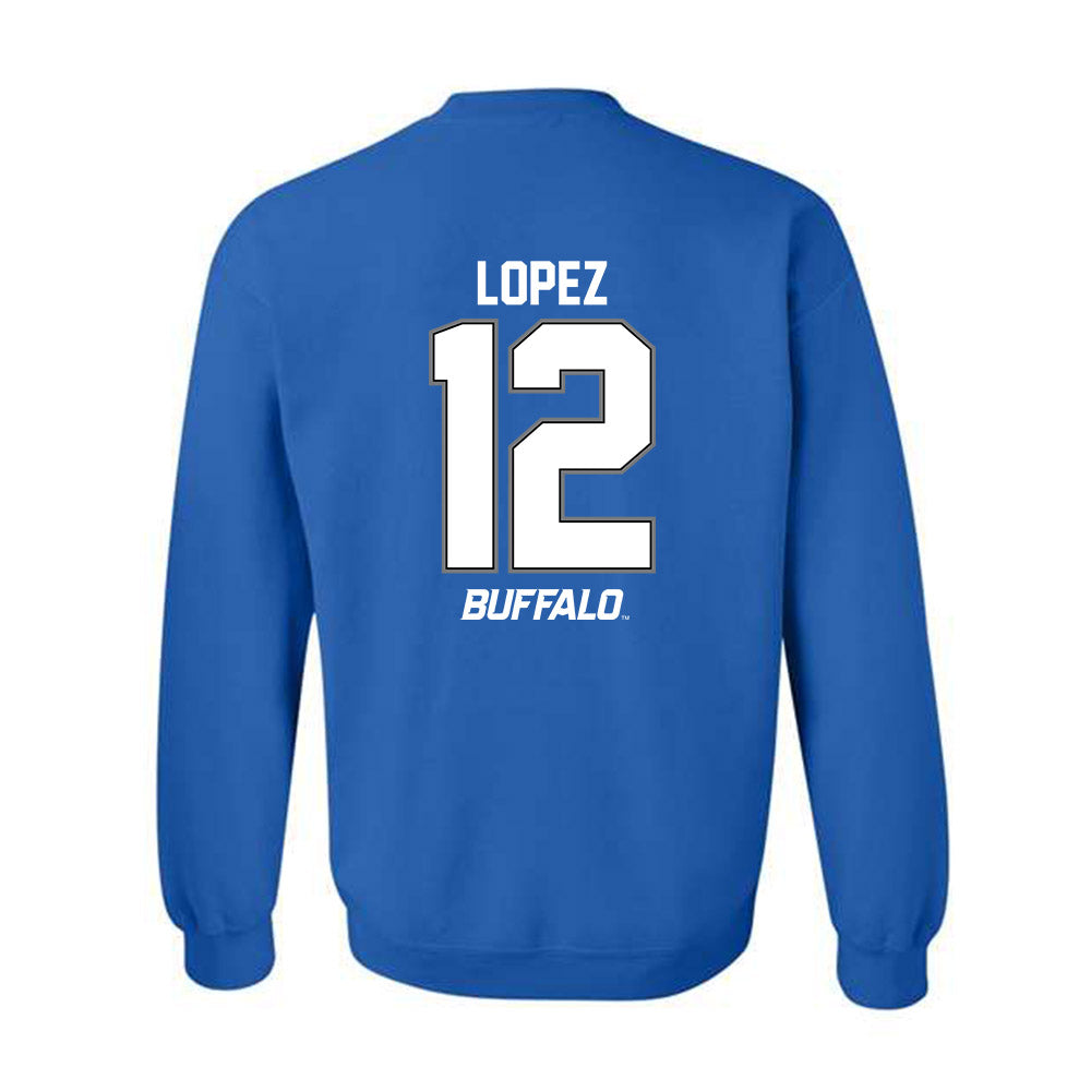 Buffalo - NCAA Women's Basketball : Paula Lopez - Crewneck Sweatshirt