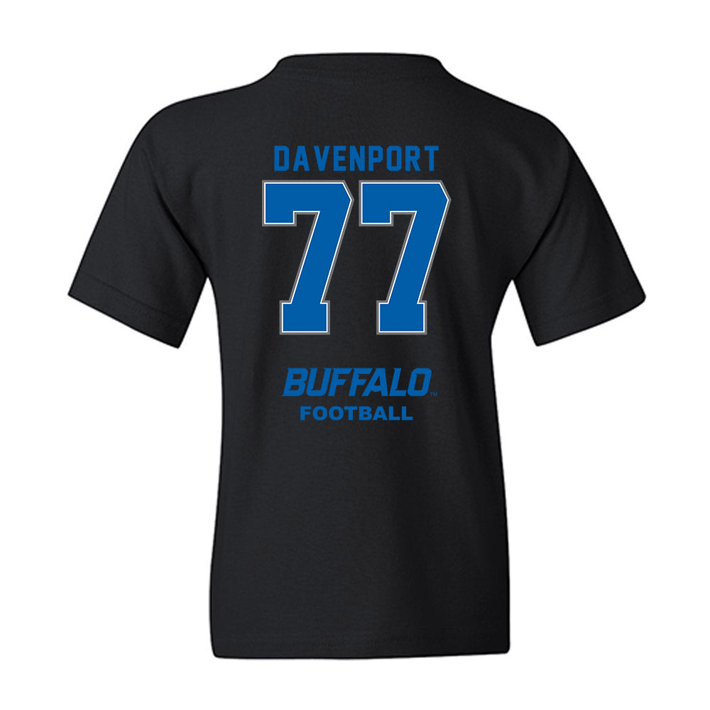 Buffalo - NCAA Football : Jackson Davenport - Youth T-Shirt-1