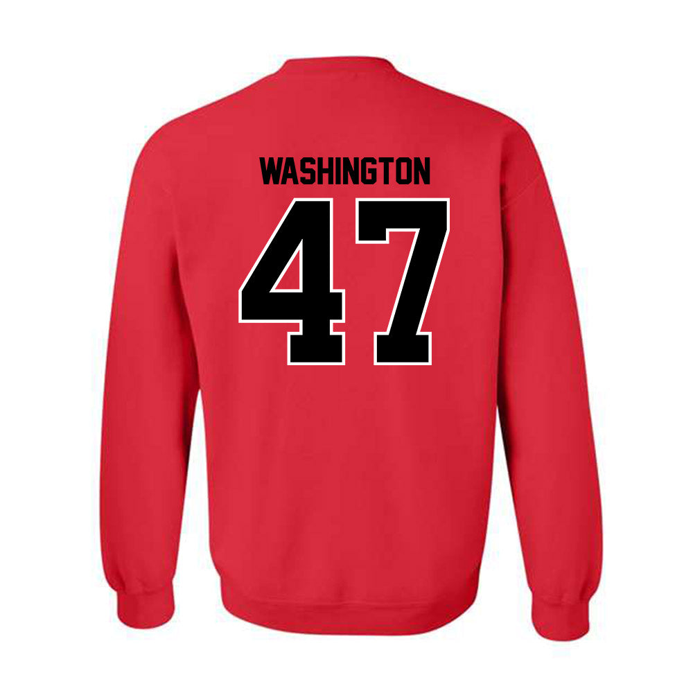 Eastern Washington - NCAA Football : Messiah Washington - Classic Shersey Crewneck Sweatshirt-1