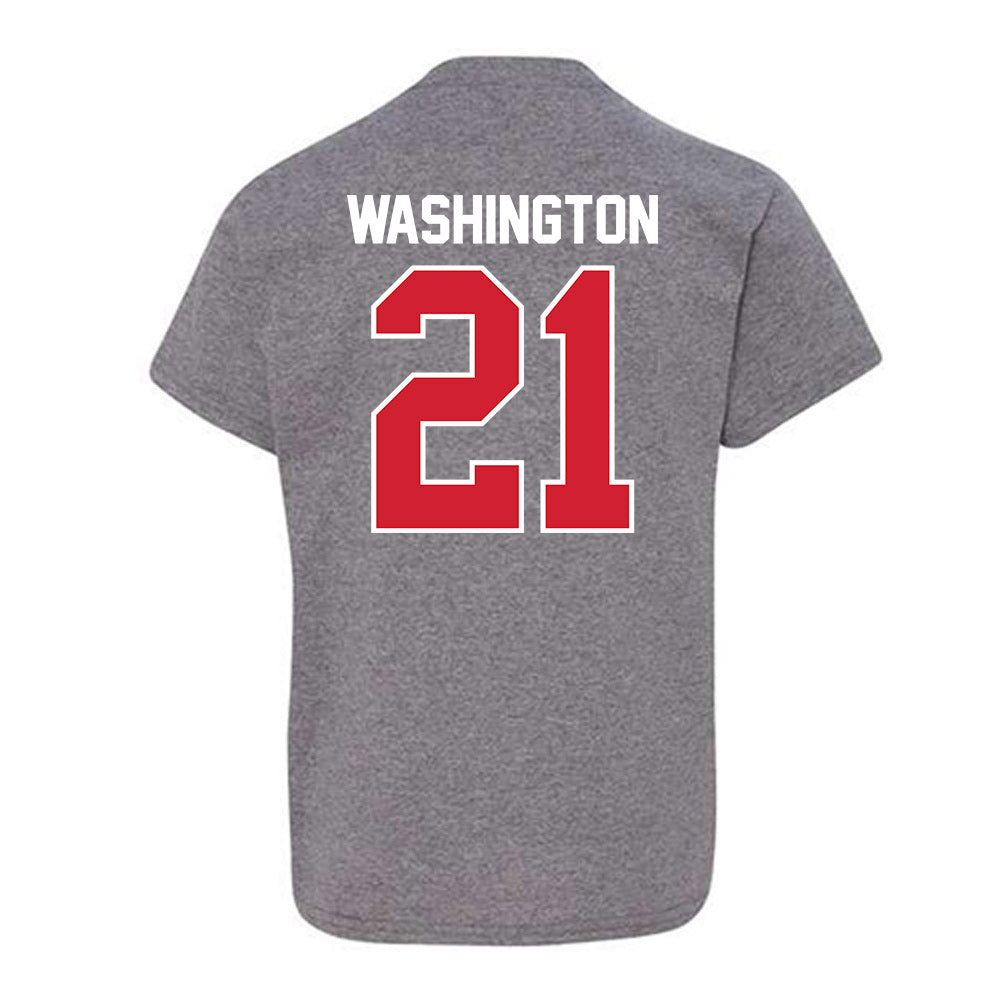 Eastern Washington - NCAA Football : Messiah Washington - Classic Shersey Youth T-Shirt-1