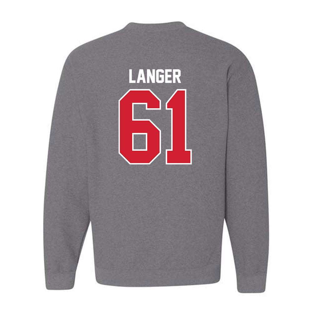 Eastern Washington - NCAA Baseball : Andrew Langer - Classic Shersey Crewneck Sweatshirt-1