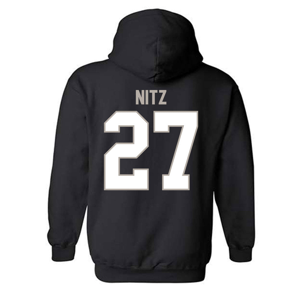 St. Bonaventure - NCAA Men's Soccer : Harrison Nitz - Classic Shersey Hooded Sweatshirt-1