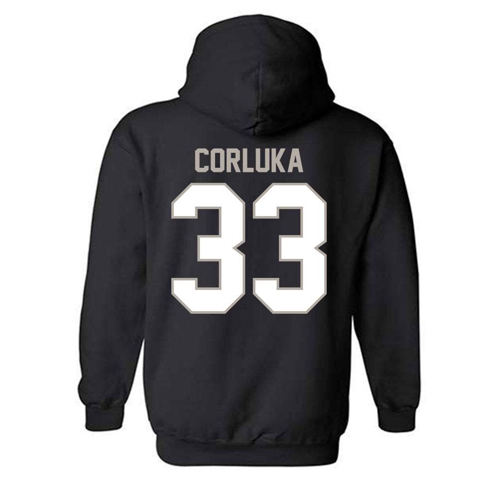 St. Bonaventure - NCAA Women's Basketball : Iva Corluka - Classic Shersey Hooded Sweatshirt-1