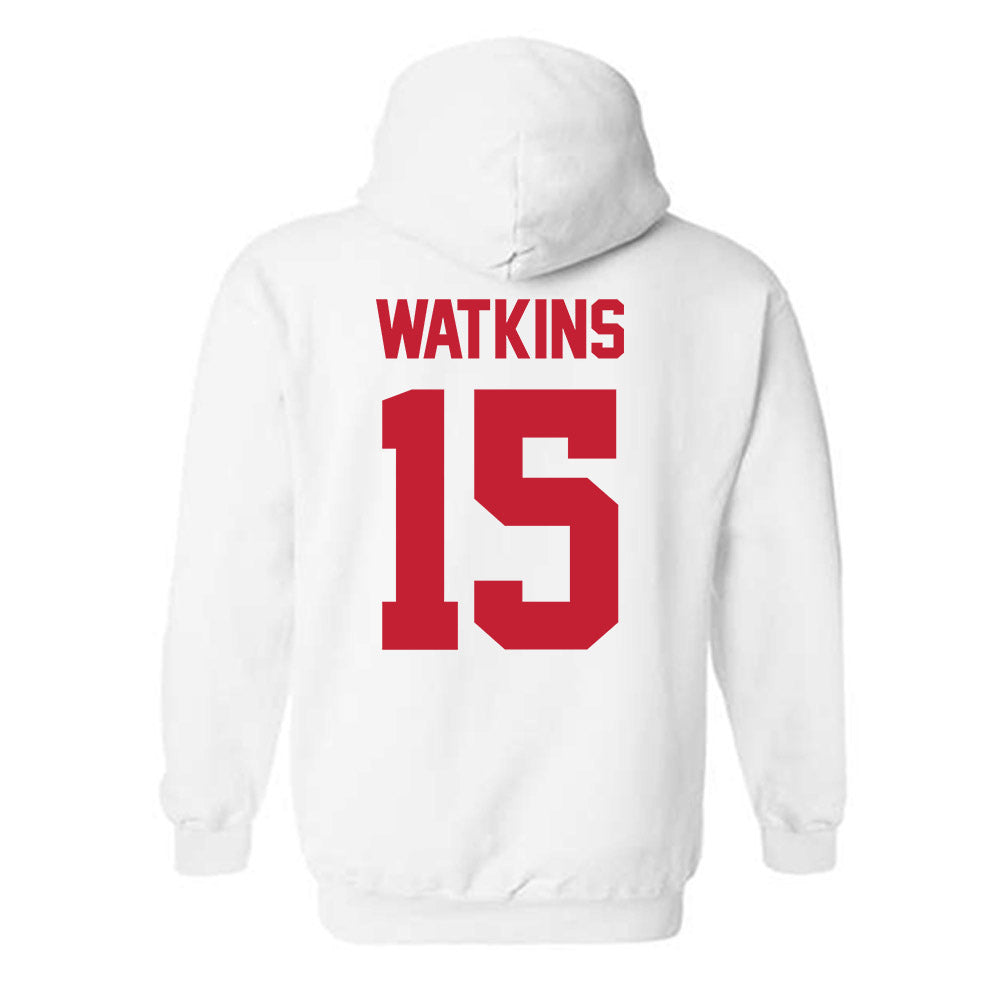 Ferris State - NCAA Football : Jerlaius Watkins - Classic Shersey Hooded Sweatshirt-1