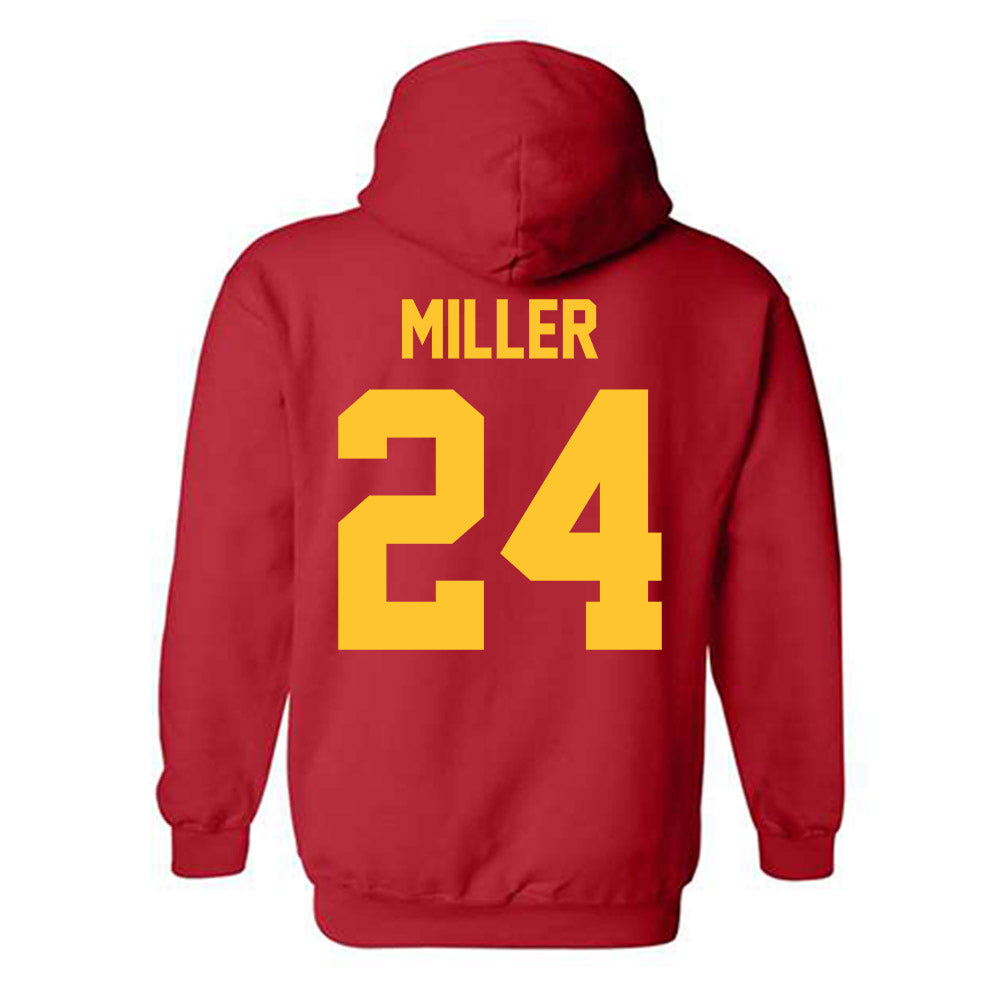 Ferris State - NCAA Softball : Braleigh Miller - Classic Shersey Hooded Sweatshirt-1