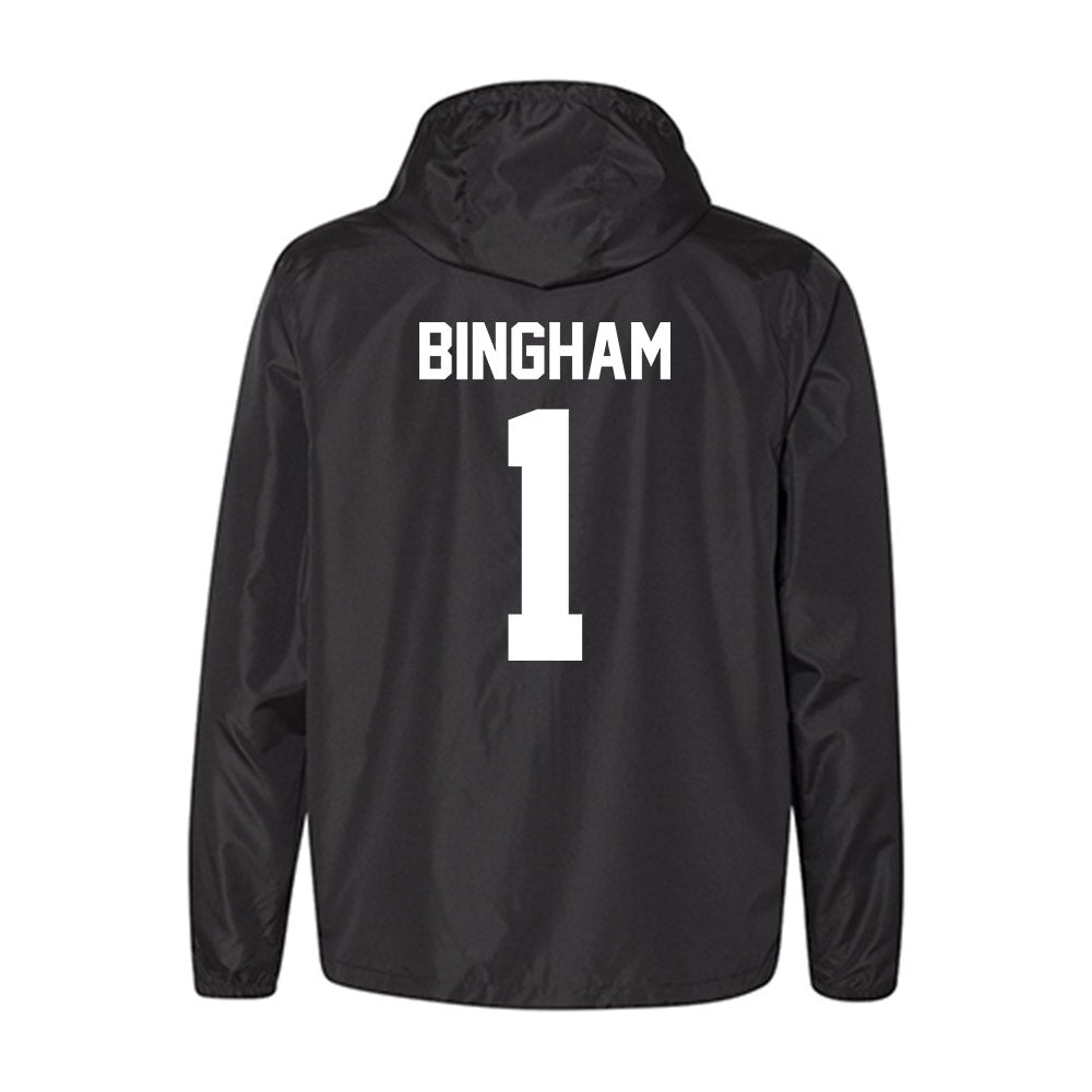 Ferris State - NCAA Men's Basketball : Mykel Bingham - Windbreaker-1
