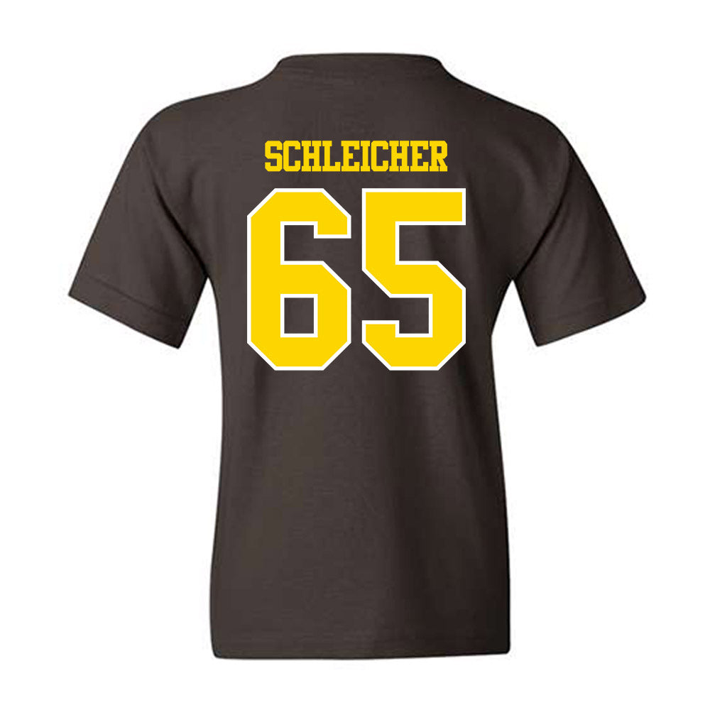 Western Michigan - NCAA Football : Jeremy Schleicher - Classic Shersey Youth T-Shirt-1