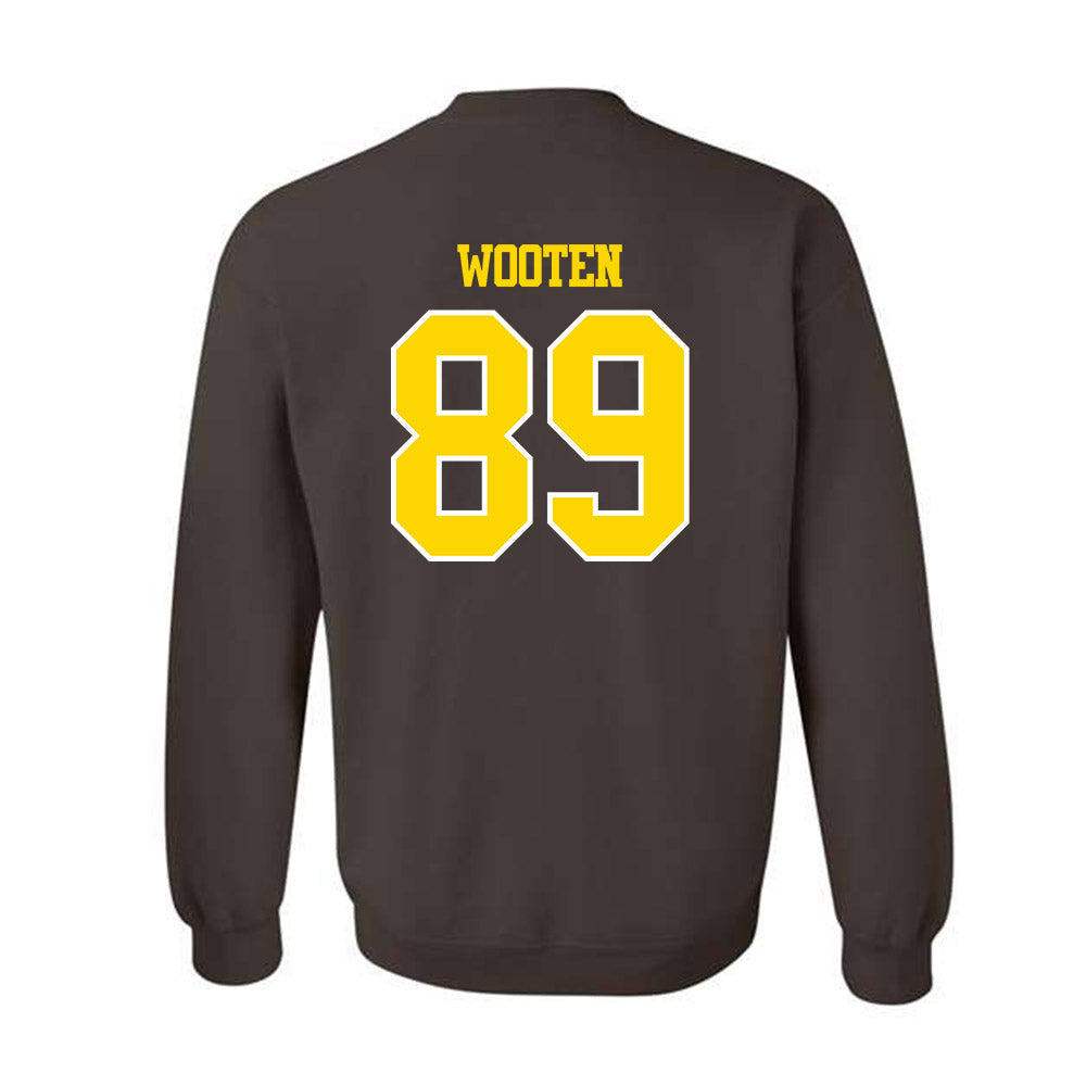 Western Michigan - NCAA Football : Brennan Wooten - Classic Shersey Crewneck Sweatshirt-1