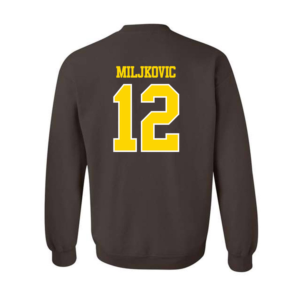 Western Michigan - NCAA Women's Basketball : Isabella Miljkovic - Classic Shersey Crewneck Sweatshirt-1