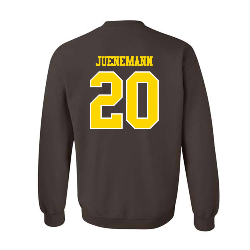 Western Michigan - NCAA Men's Basketball : Janis Juenemann - Classic Shersey Crewneck Sweatshirt-1