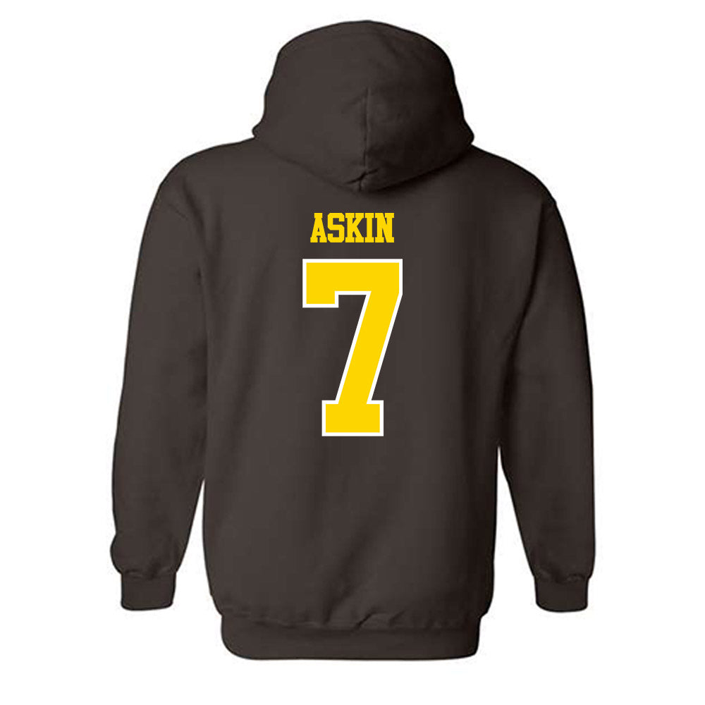 Western Michigan - NCAA Women's Volleyball : Ella Askin - Classic Shersey Hooded Sweatshirt-1