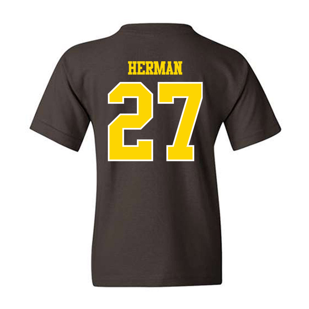 Western Michigan - NCAA Softball : Hannah Herman - Classic Shersey Youth T-Shirt-1