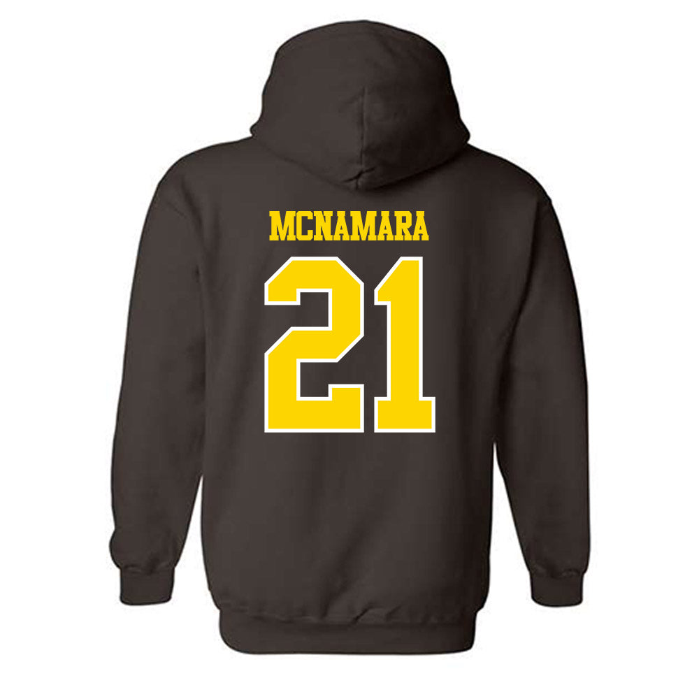Western Michigan - NCAA Men's Ice Hockey : Luke McNamara - Classic Shersey Hooded Sweatshirt-1