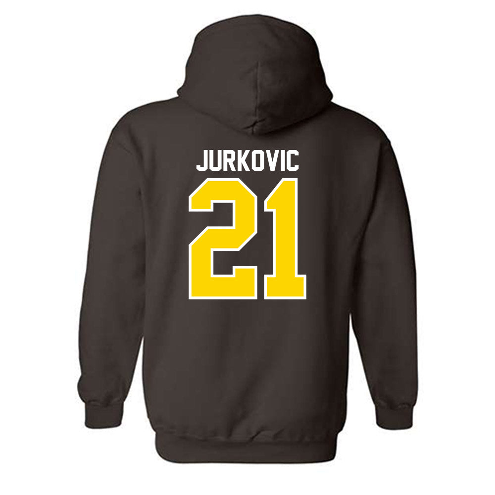 Western Michigan - NCAA Women's Volleyball : Mia Jurkovic - Classic Shersey Hooded Sweatshirt-1