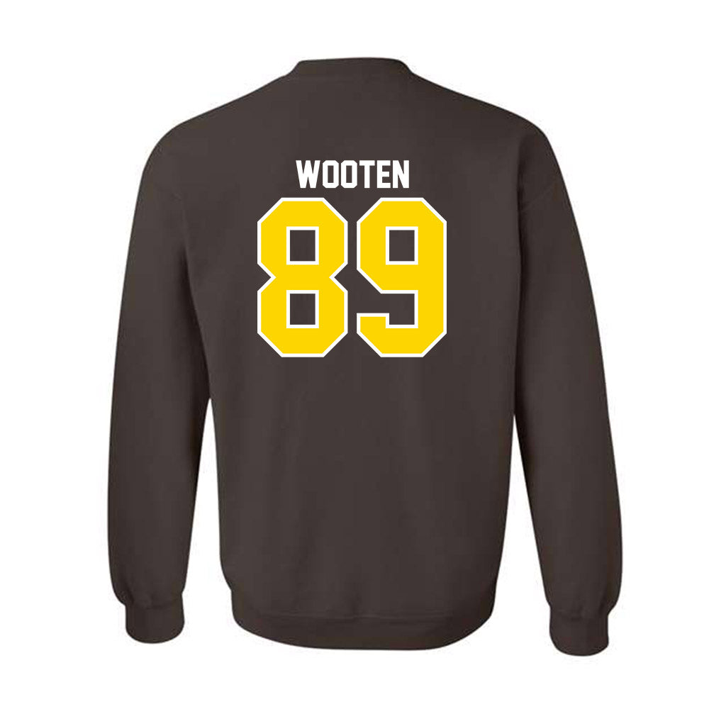 Western Michigan - NCAA Football : Brennan Wooten - Classic Shersey Crewneck Sweatshirt-1