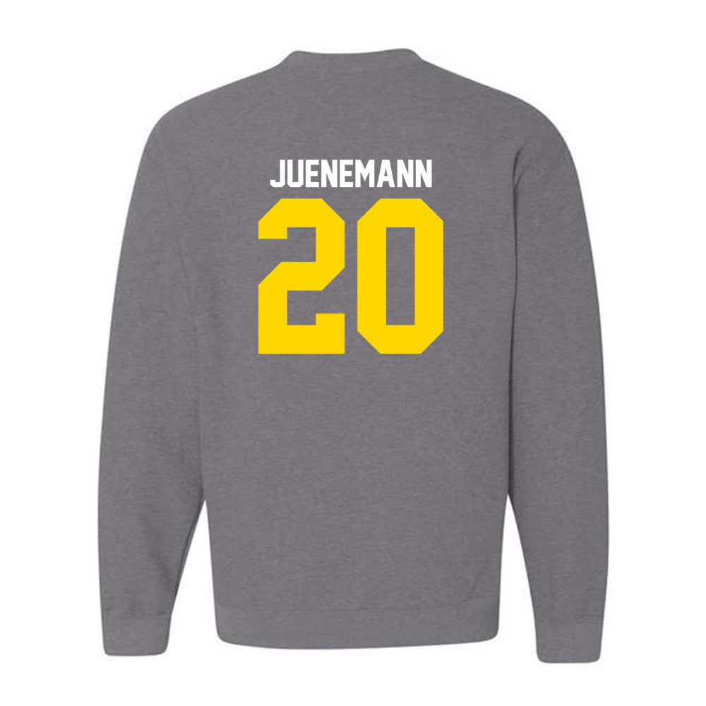 Western Michigan - NCAA Men's Basketball : Janis Juenemann - Classic Shersey Crewneck Sweatshirt-1