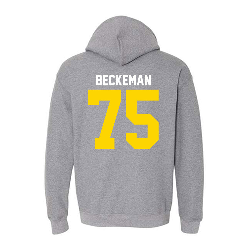 Western Michigan - NCAA Football : Spencer Beckeman - Classic Shersey Hooded Sweatshirt-1