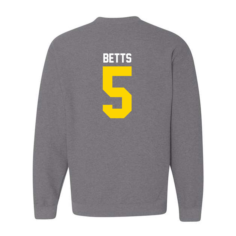 Western Michigan - NCAA Football : Justyce Betts - Classic Shersey Crewneck Sweatshirt-1
