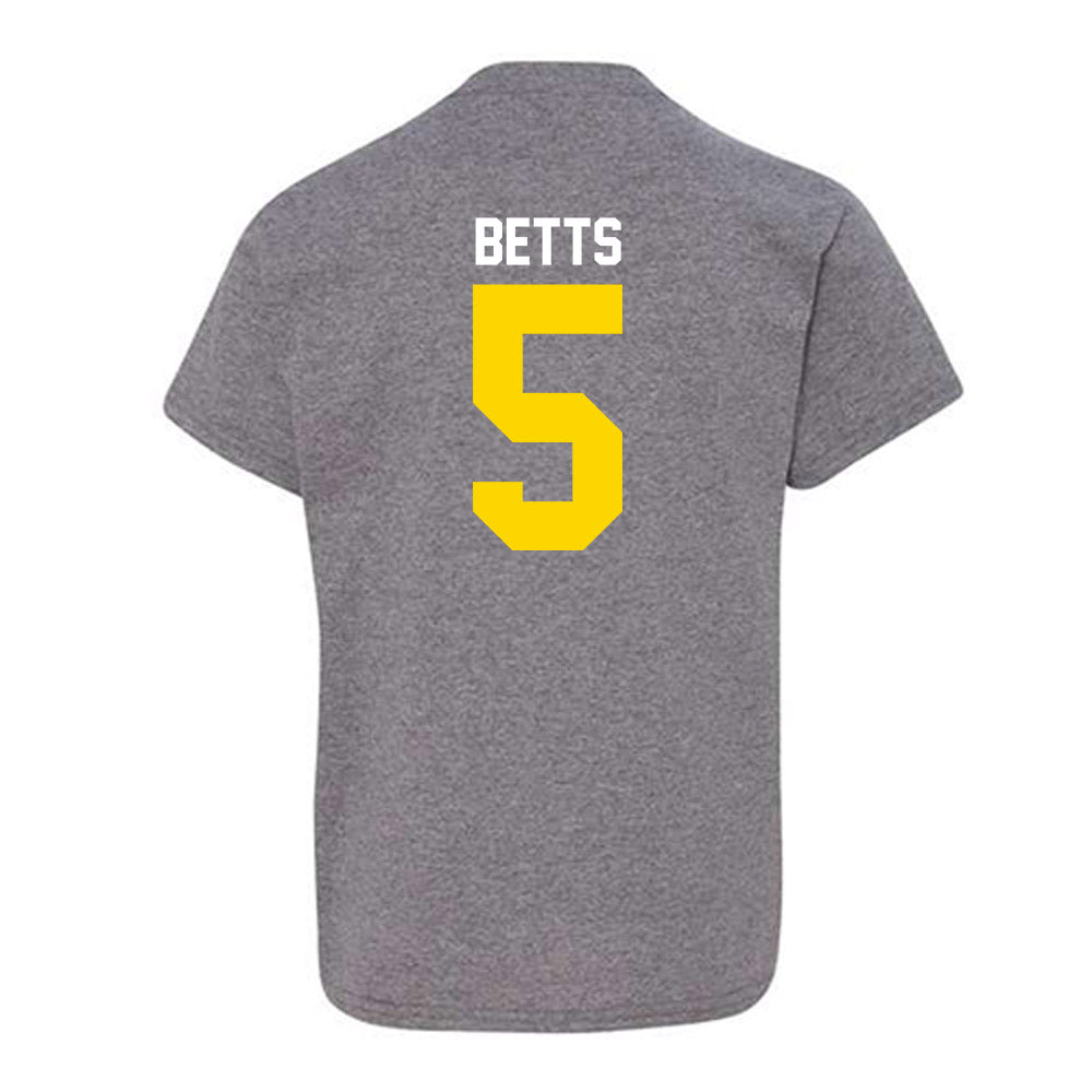Western Michigan - NCAA Football : Justyce Betts - Classic Shersey Youth T-Shirt-1