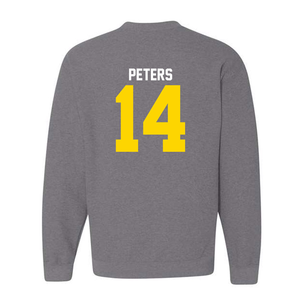 Western Michigan - NCAA Football : John Peters - Classic Shersey Crewneck Sweatshirt-1