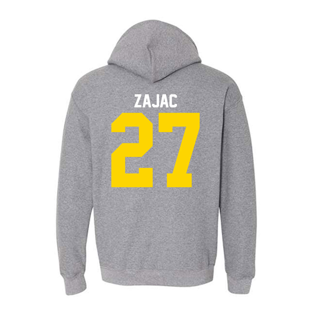Western Michigan - NCAA Baseball : Nolan Zajac - Classic Shersey Hooded Sweatshirt-1