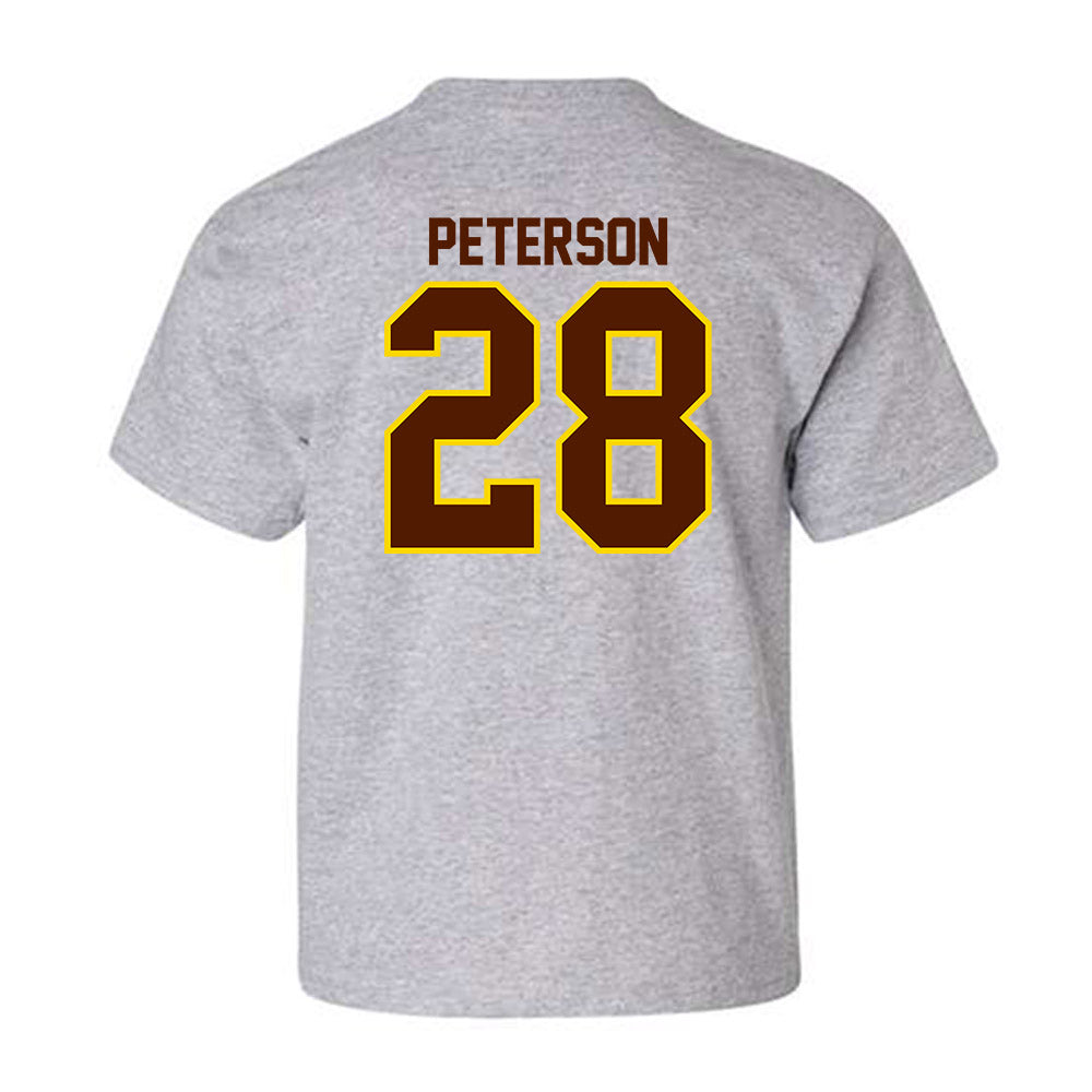 Western Michigan - NCAA Football : Will Peterson - Classic Shersey Youth T-Shirt-1