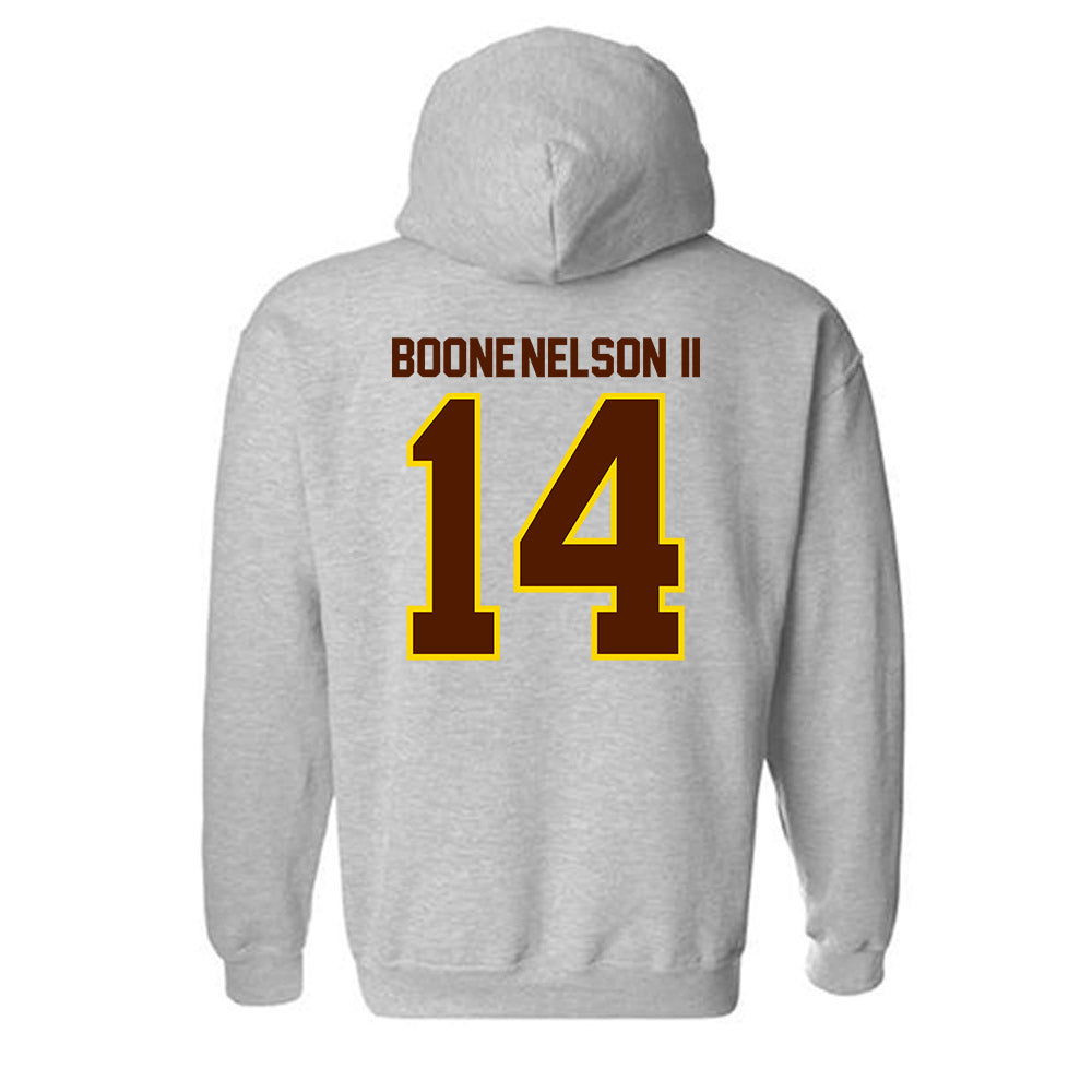 Western Michigan - NCAA Football : Keivin Boone-Nelson II - Classic Shersey Hooded Sweatshirt-1