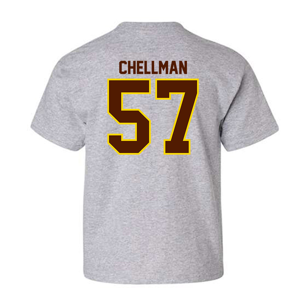Western Michigan - NCAA Football : Jake Chellman - Classic Shersey Youth T-Shirt-1