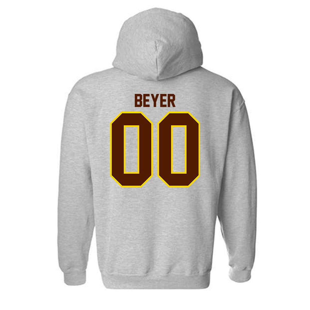 Western Michigan - NCAA Baseball : Mitchell Beyer - Classic Shersey Hooded Sweatshirt-1
