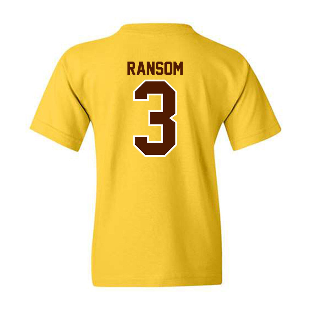 Western Michigan - NCAA Women's Basketball : Zuri Ransom - Classic Shersey Youth T-Shirt-1