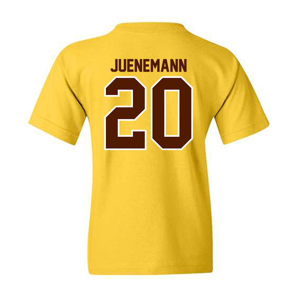 Western Michigan - NCAA Men's Basketball : Janis Juenemann - Classic Shersey Youth T-Shirt-1