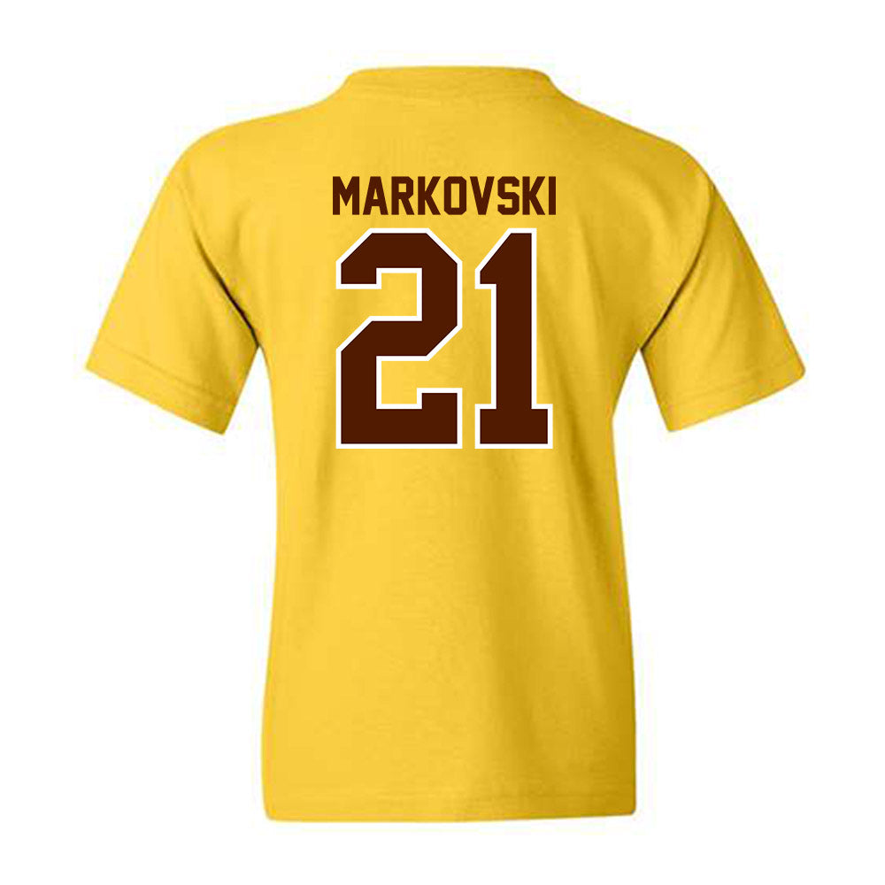 Western Michigan - NCAA Men's Soccer : Alek Markovski - Classic Shersey Youth T-Shirt-1