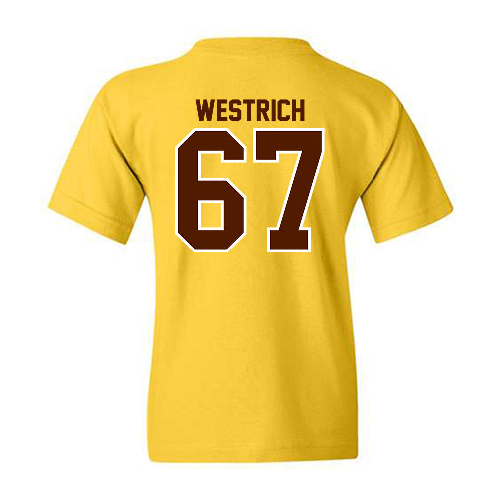 Western Michigan - NCAA Football : Ryan Westrich - Classic Shersey Youth T-Shirt-1