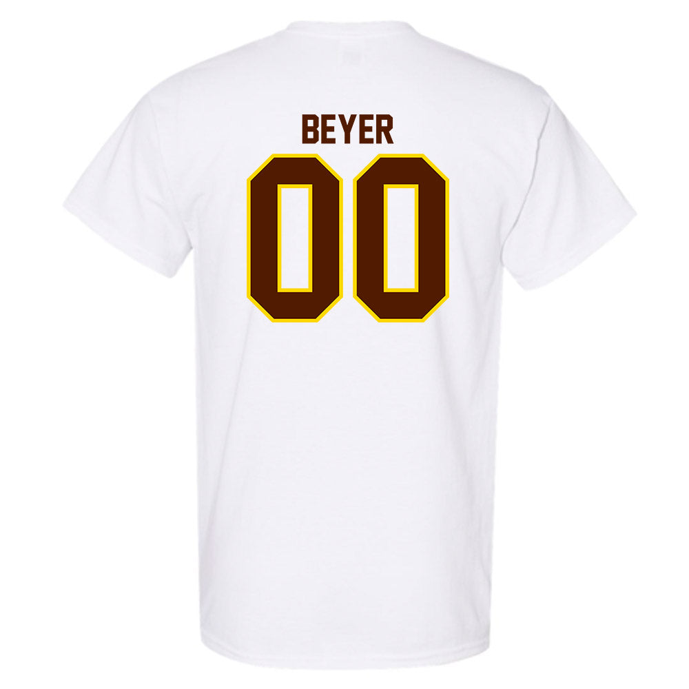 Western Michigan - NCAA Baseball : Mitchell Beyer - Classic Shersey T-Shirt-1