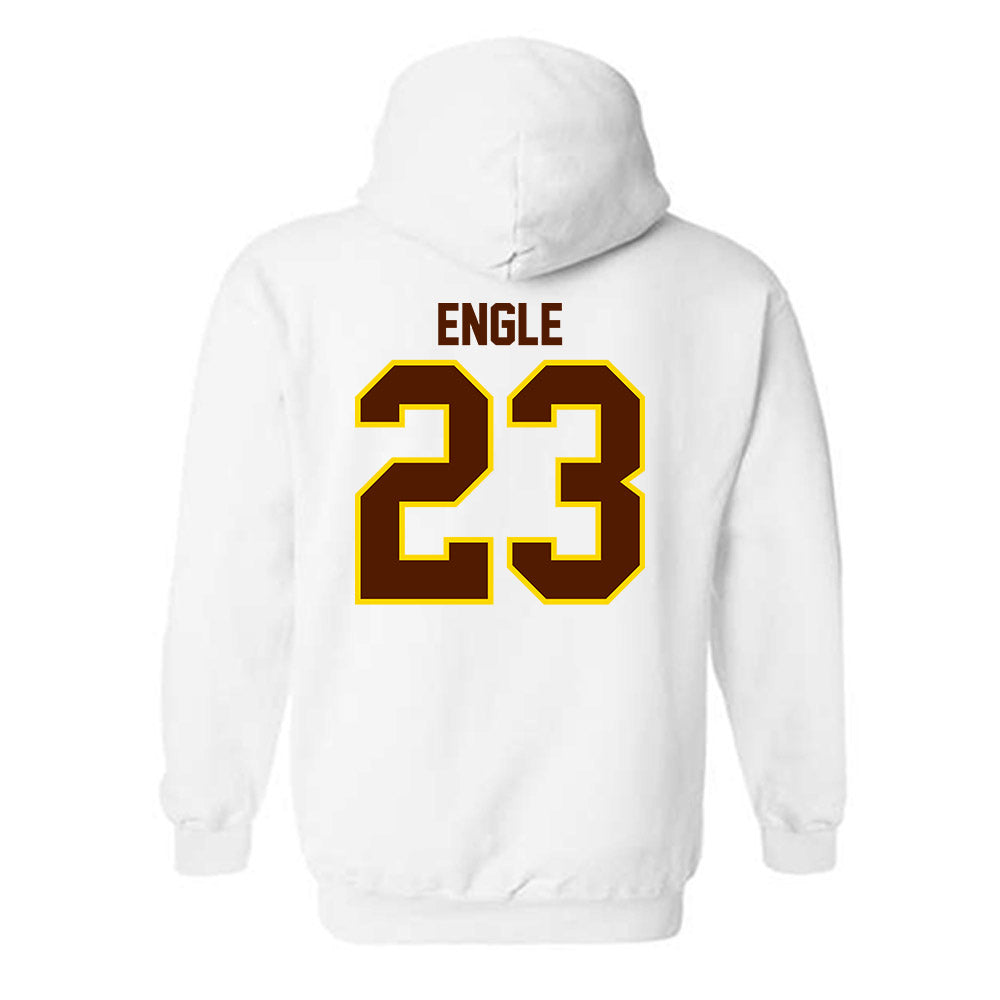 Western Michigan - NCAA Men's Ice Hockey : Edison Engle - Classic Shersey Hooded Sweatshirt-1