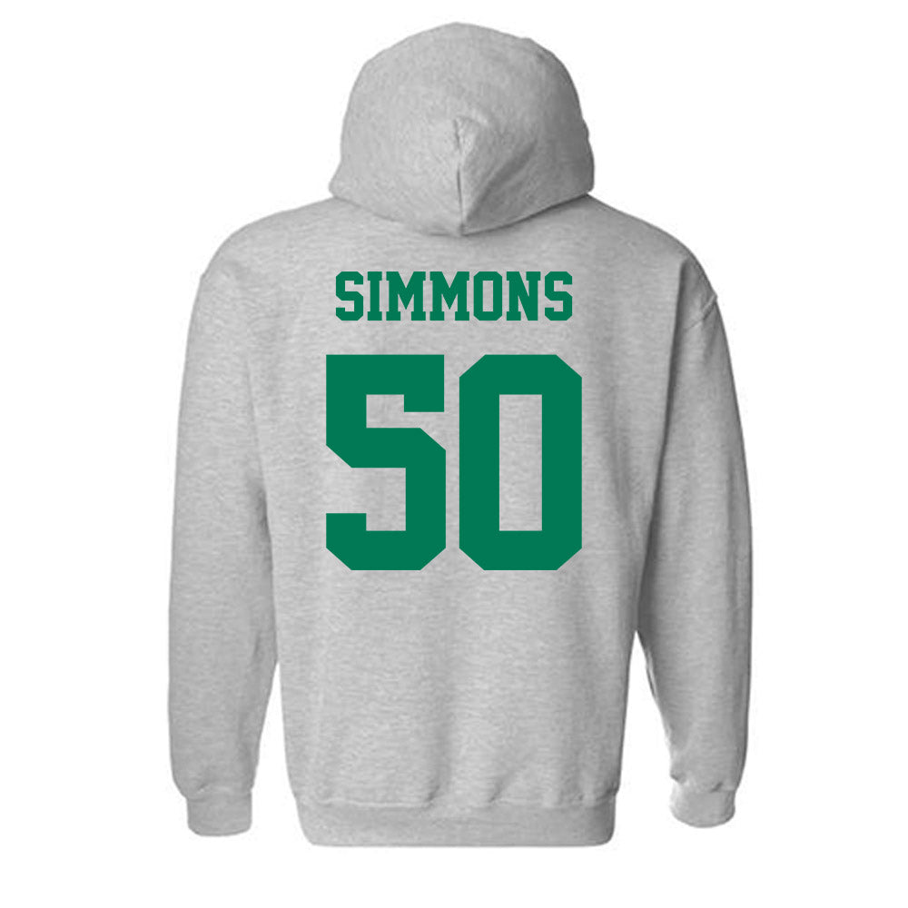 Norfolk State - NCAA Football : Damarion Simmons - Classic Shersey Hooded Sweatshirt-1