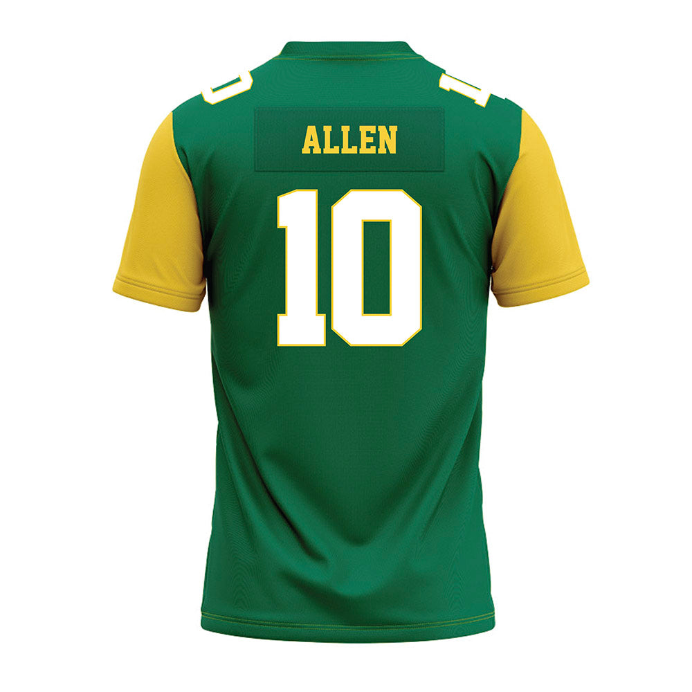 Norfolk State - NCAA Football : Daizon Allen - Green Premium Football Jersey-1