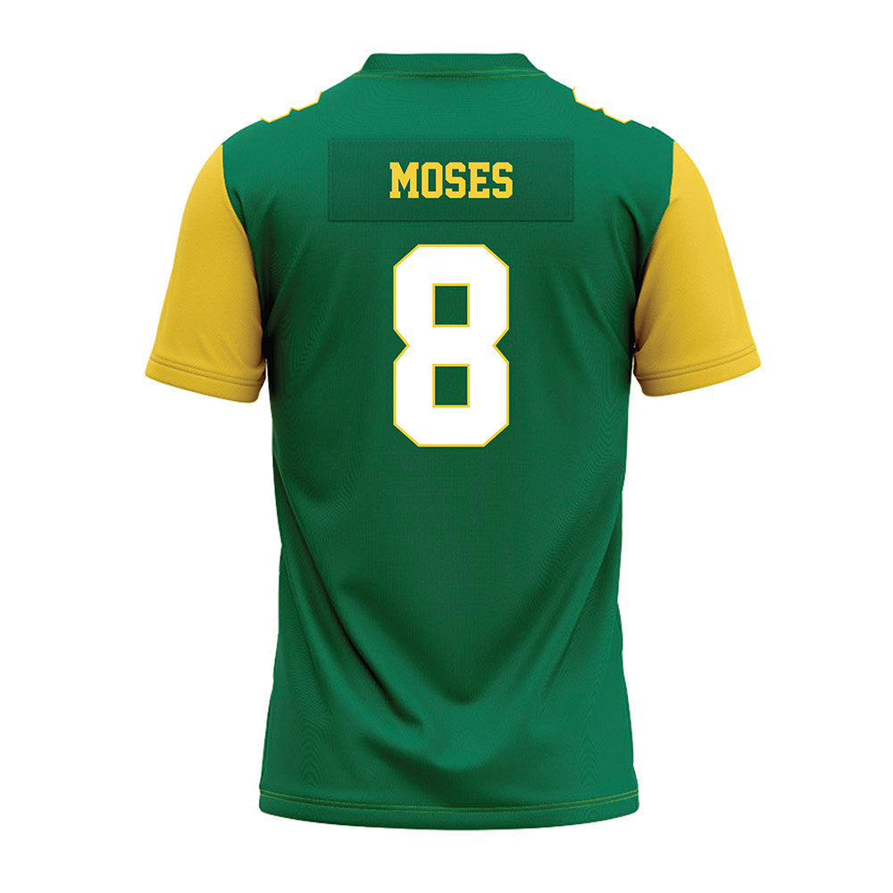 Norfolk State - NCAA Football : Malik Moses - Green Premium Football Jersey-1