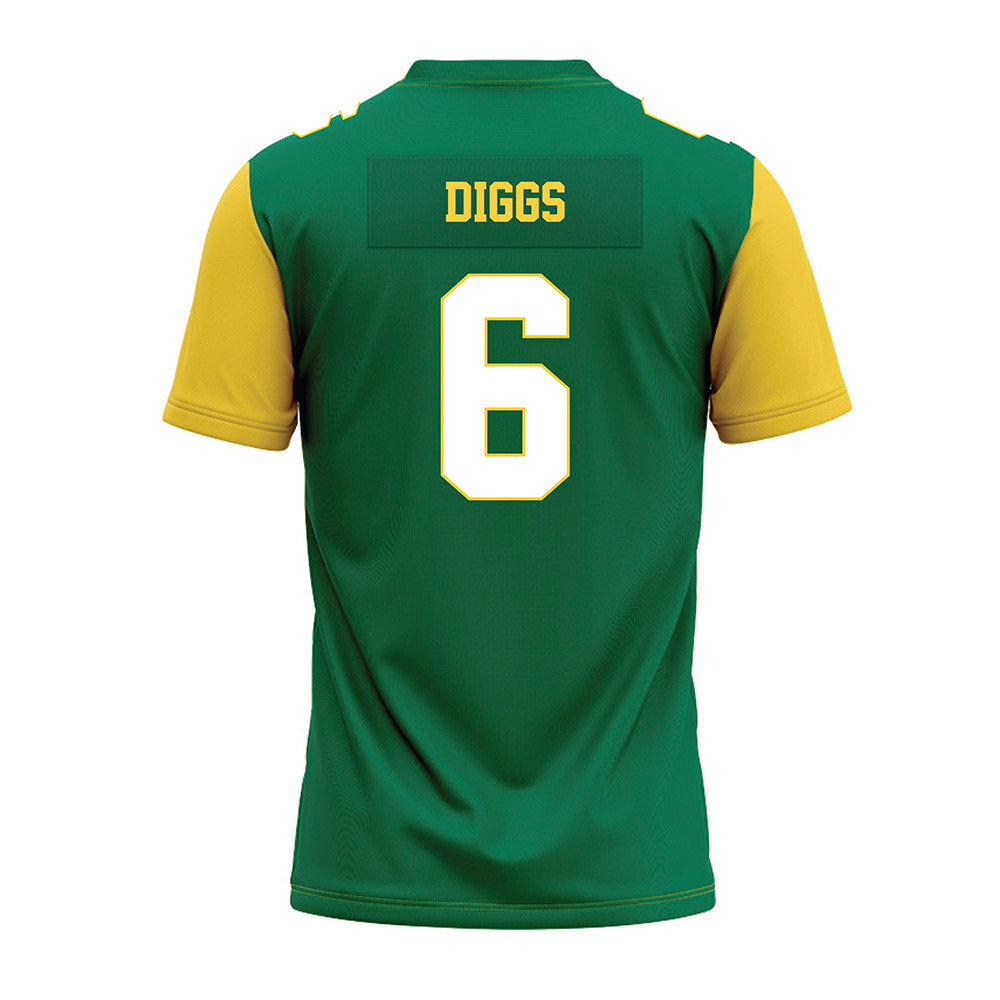 Norfolk State - NCAA Football : Keontae Diggs - Green Premium Football Jersey-1