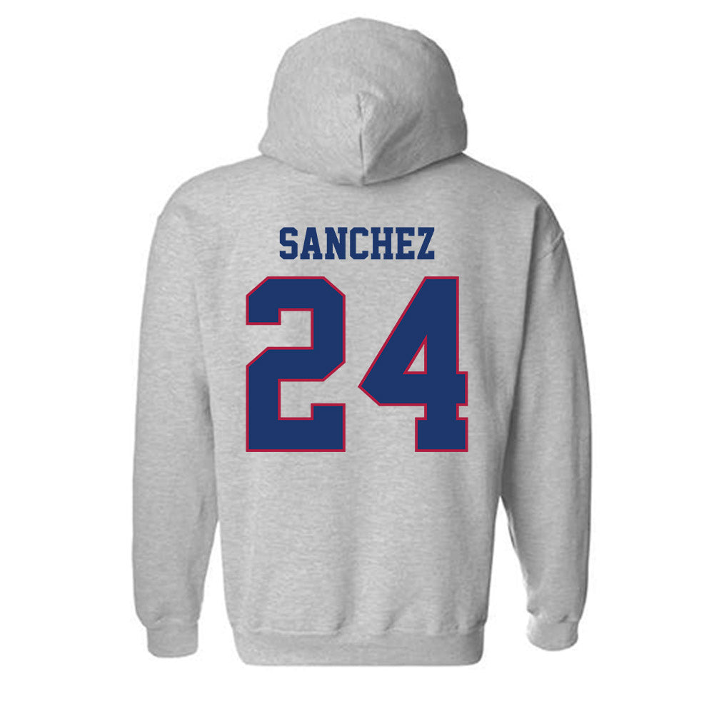 Detroit Mercy - NCAA Men's Soccer : Sebastian Sanchez - Classic Shersey Hooded Sweatshirt-1